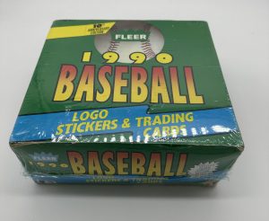 1990 Fleer 10th Anniversary Baseball Box (24 Jumbo Packs)